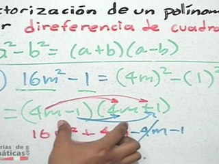Diferencia de cuadrados - HD