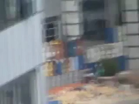 فري برس حمص مركز المدينة تمركز الدبابات في وسط حمص 19 4 2012 Homs