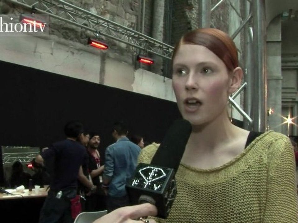 Hair & Makeup at Issey Miyake Fall '12, Paris FW | FashionTV