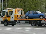 UNE BLESSEE DANS UNE COLLISION DEVANT L'USINE PEUGEOT A VESOUL