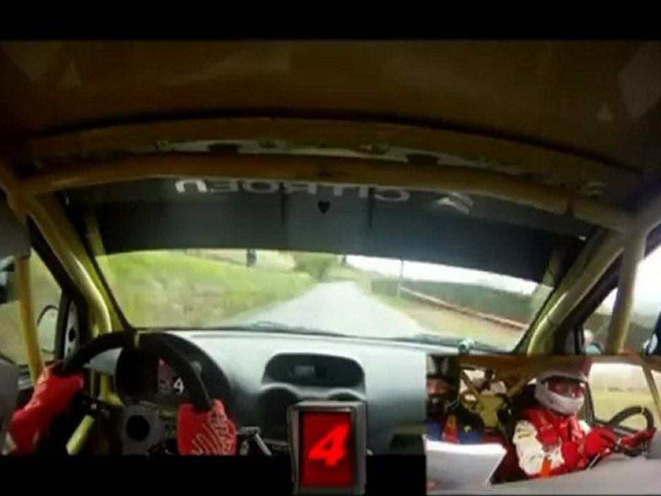 RALLYE Lyon Charbonnières 2012 - ES2 - CAMERA EMBARQUE