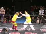 03. Ebessan, Kamen & Matsuyama vs Miracleman, Takoyakida & Ranmaru - (OSAKA 03/25/12)
