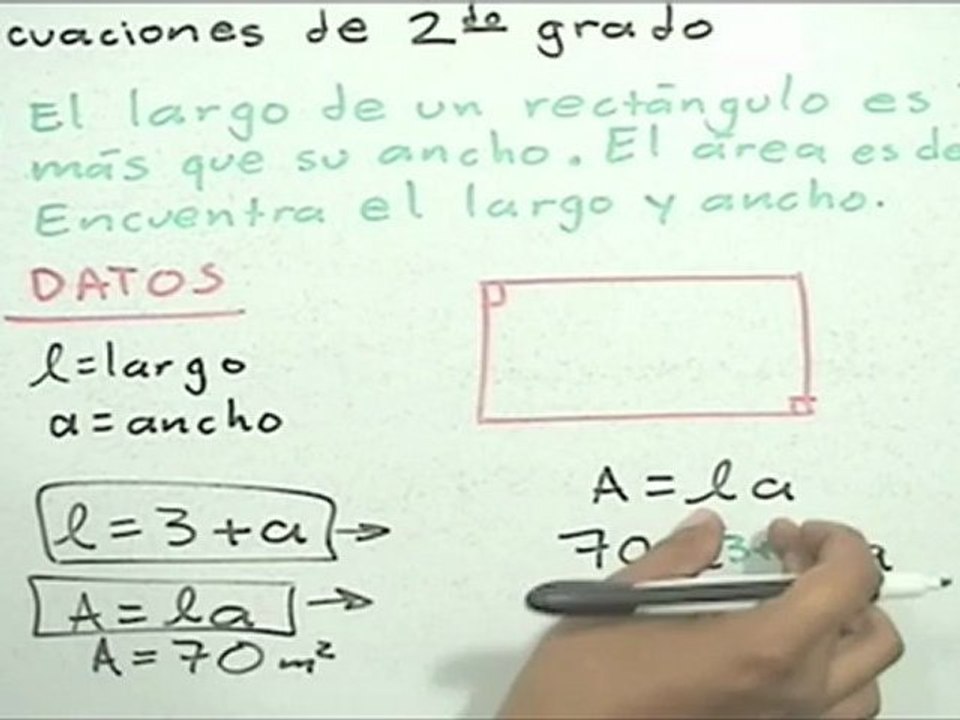 Problemas que generan ecuaciones cuadráticas - HD