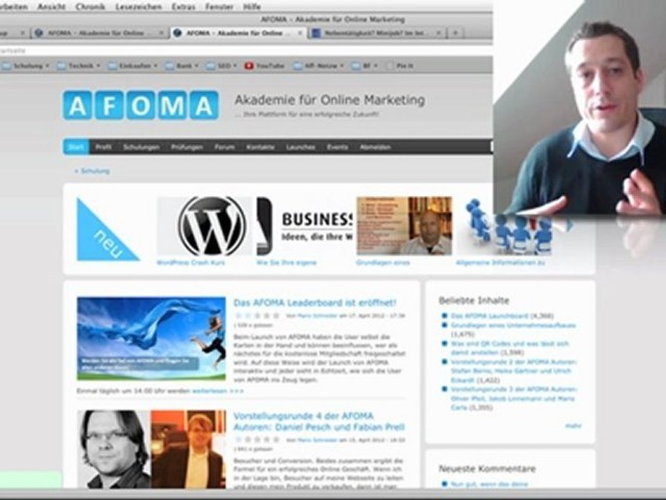 Akademie für Online Marketing Mario Schneider