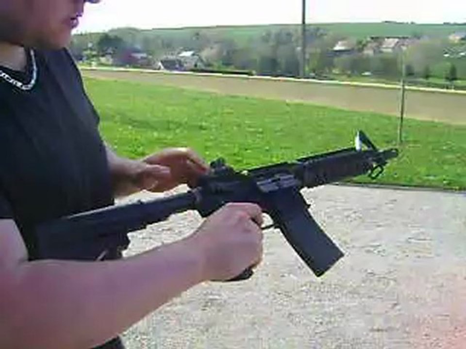 teste M4 GBBR WA airsoft