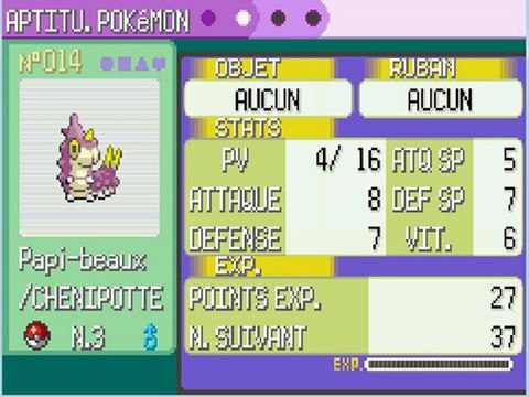 Shiny chenipotte après 97 rencontres