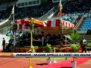 Zimbabwe, Mugabe appelle à l’arrêt des violences