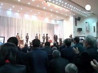 Leonid Tibilov jura el cargo como presidente de Osetia...