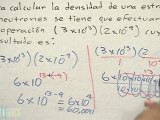 Multiplicación de potencias base 10 (notación científica)