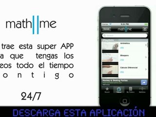Aplicación de math2me para iphone / Ipod Touch - HD