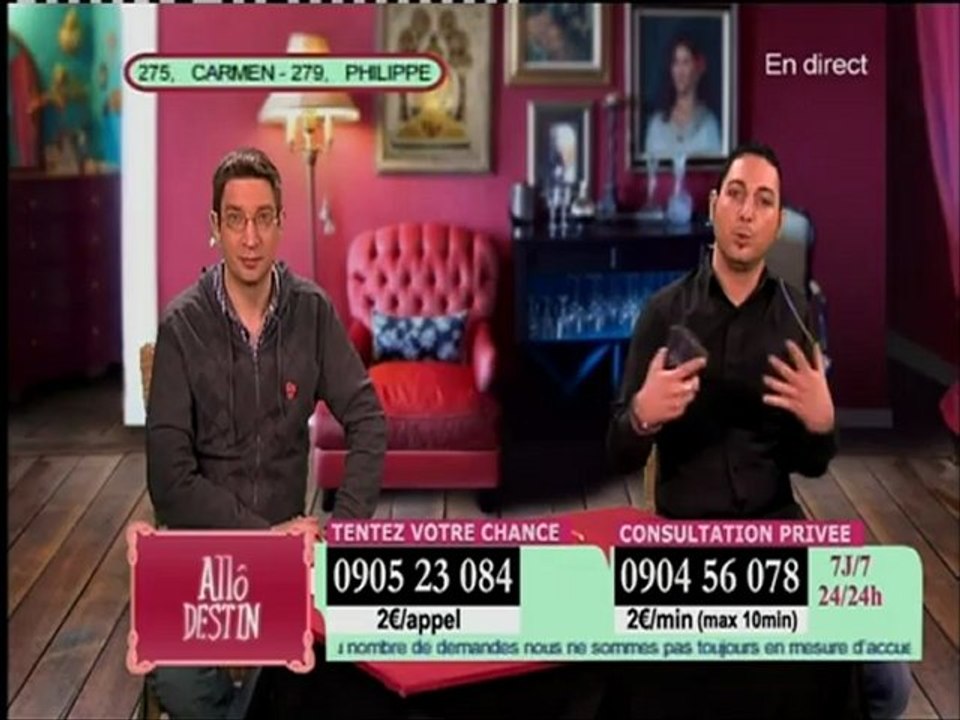 Allo destin Nicolas : Emission de voyance en direct sur RTL TVI