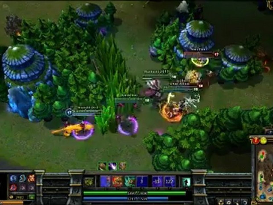 League Of Legends Game Summoners Rift 4# Nidalee PART 3/3