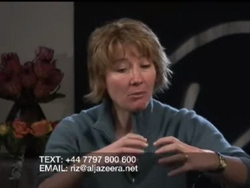 Riz Khan - Emma Thompson on sex trade - 10 April 08 - Part 1