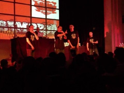 BIMBAM PROD ECRIRE POUR EXISTER CONCERT inglourious bastardz SALLE ERNEST RENAN LE 7.4.2012( part 3 )