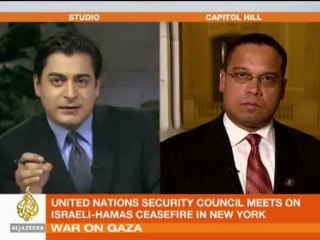 US congressman Keith Ellison on Gaza - 06 Jan 09