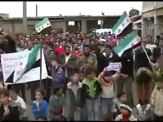 فري برس حلب عندان مظاهرة رائعة 19 4 2012  ج 1 Aleppo