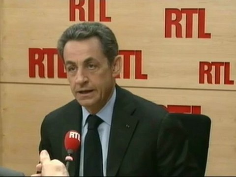 Nicolas Sarkozy, candidat UMP à la Présidentielle, vendredi sur RTL : Il n'y a plus de risque d'implosion de l'euro
