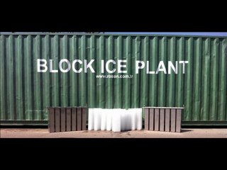 containerized block ice plant