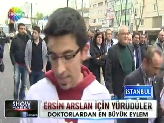 Ersin Arslan için yürüdüler - 19 nisan 2012