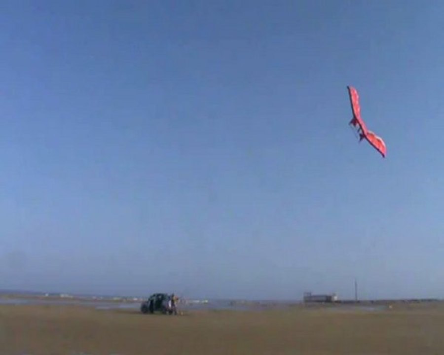 birdkite, aile de traction pour kiteboat , Aile auto-zénith ou auto-stable