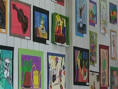 XVII Gminny Przegląd Twórczości Plastycznej - wystawa w Łopusznej