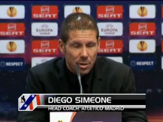 Europa Ligue - Simeone "Notre meilleur match de la saison"