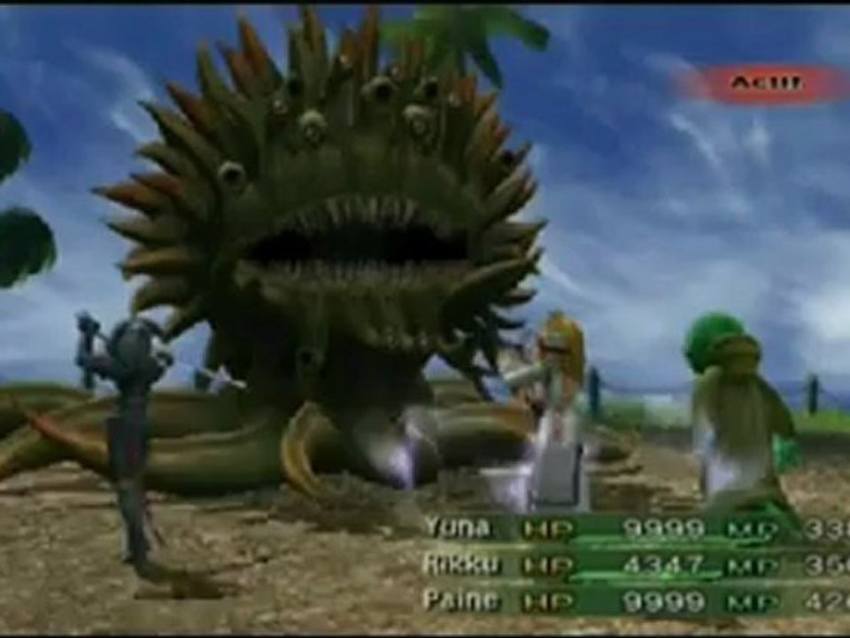 Final Fantasy X-2 [34] Le big monstre de Bikanel