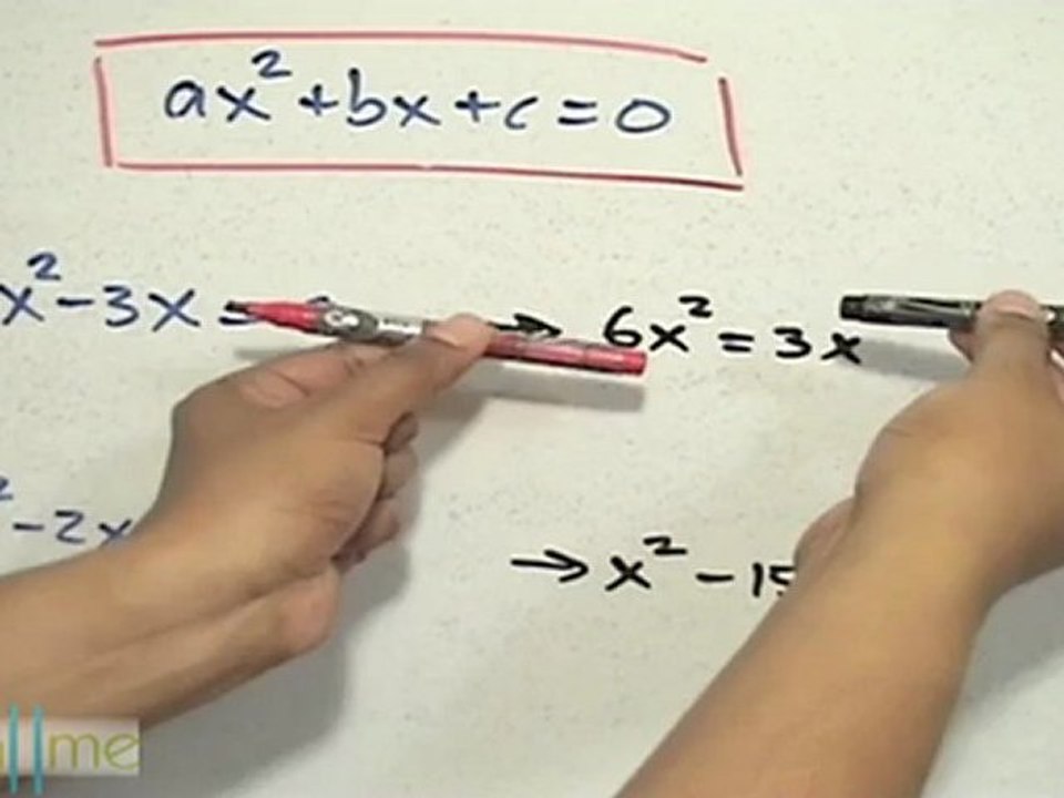 ¿Por qué una ecuación cuadrática se iguala a cero? - HD