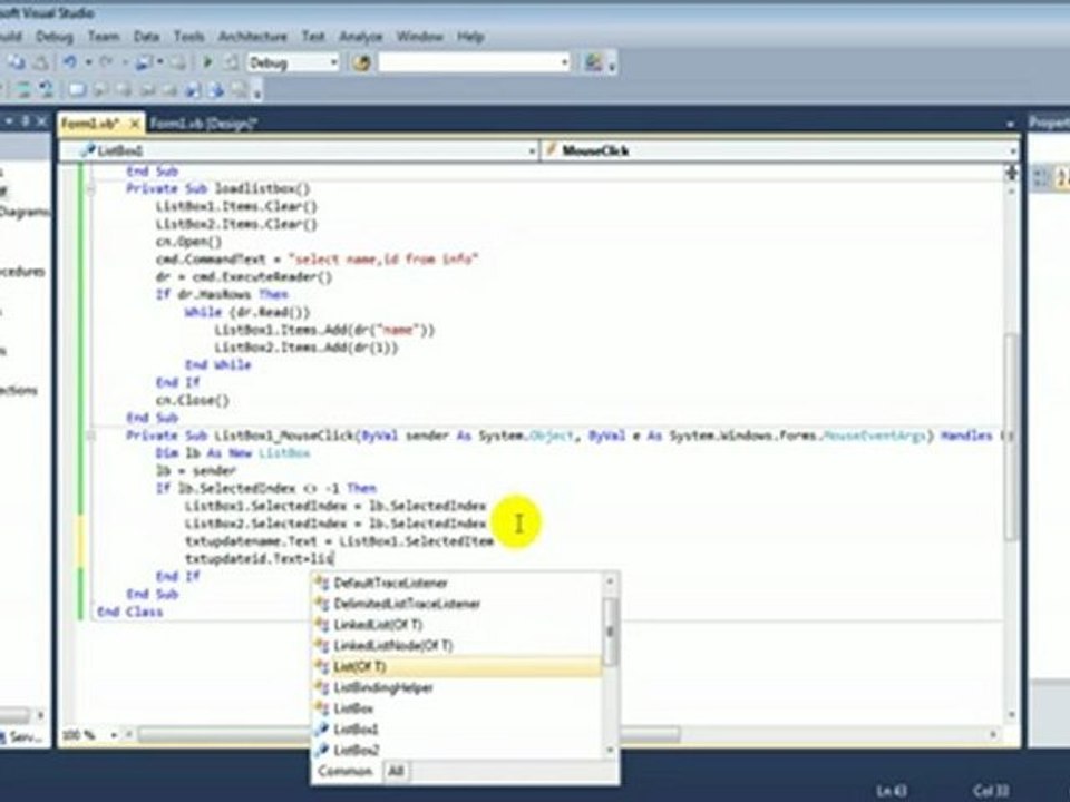 VB.NET-Insert,Update,Delete - YouTube