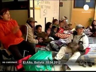 Bolivie: grève de la faim de centaines de... - no comment