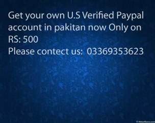 how to make paypal account in pakistan