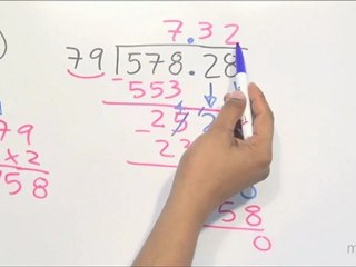 División de números con punto decimal - HD