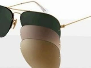 Ray Ban Aviator/Flip Out/Tech RB3460 001/71 Arista/Greygreen/Brown Gradient Pink/Polarized Brown 59mm