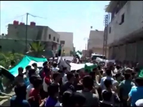 فري برس ريف دمشق داريا مظاهرة حاشدة سننتصر ويهزم الأسد 20 4 2012 Damascus