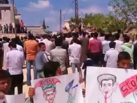 فري برس ادلب النقير جمعة سننتصر و يهزم الاسد 20 4 2012 Idlib