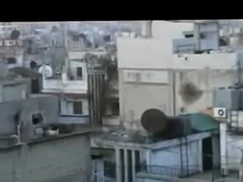 فري برس حمص القصف على حي الحميدية من الصباح 20 4 2012 Homs