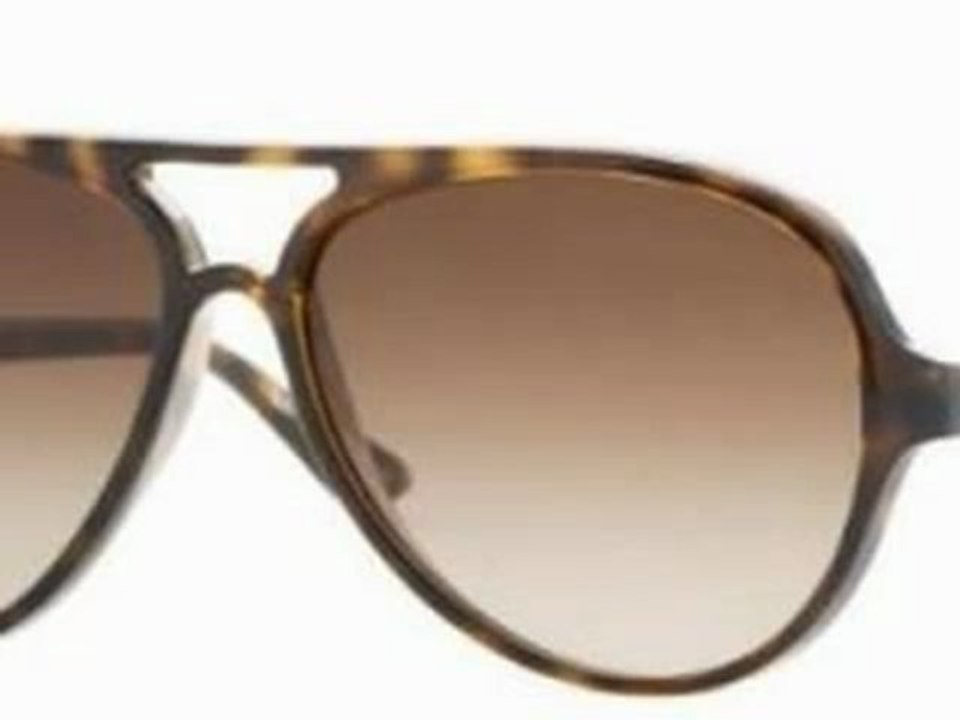 Ray Ban Sunglasses RB4125 Cats 5000 710/51 Light Havana/Crystal Brown Gradient, 59mm