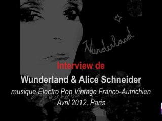 ‪La merveilleuse Alice Schneider du groupe "Wunderland"‬, Paris 2012
