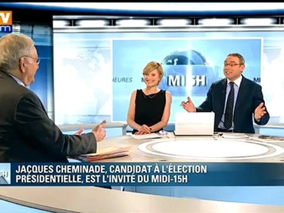 Jacques Cheminade, invité de BFMTV