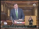 Zapatero, Rajoy, Díez en en el debate de investidura