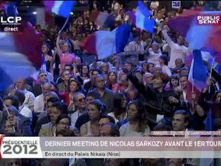 Dernier meeting de Nicolas Sarkozy à Nice