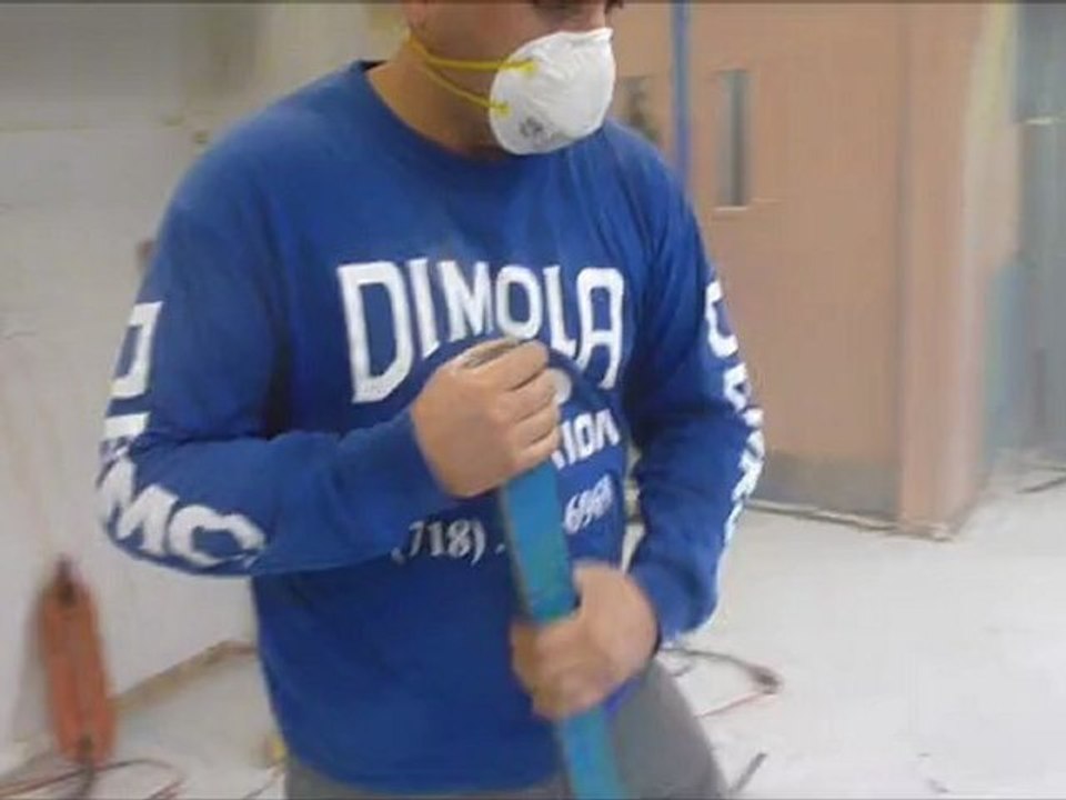 How to quickly remove ceramic tile from a cement floor