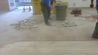 How To Remove Floor Tiles Fast - Watch and Learn