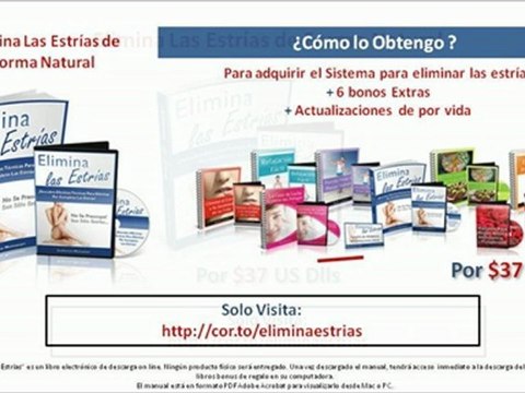 Elimina las estrias- Como eliminar las estrias naturalmente