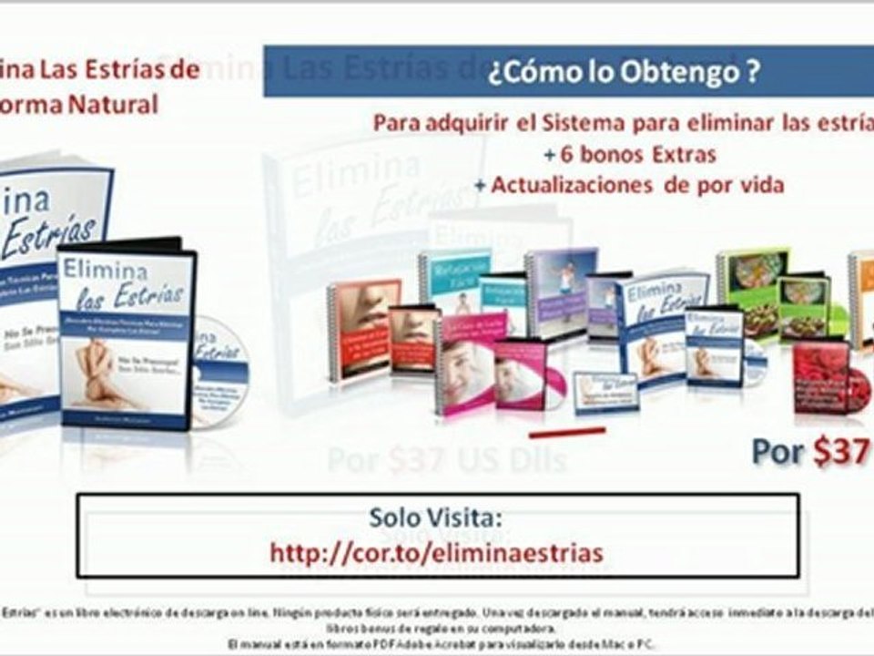 Elimina las estrias- Como eliminar las estrias naturalmente