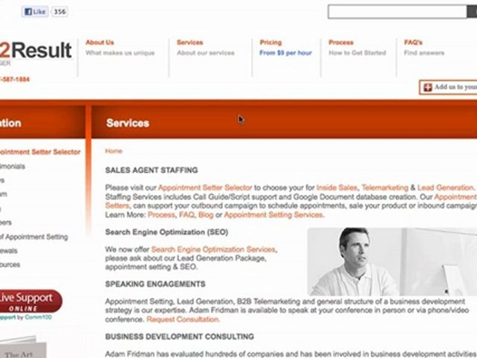 Sales Agent Staffing Support