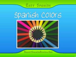 Learn Spanish - Colors