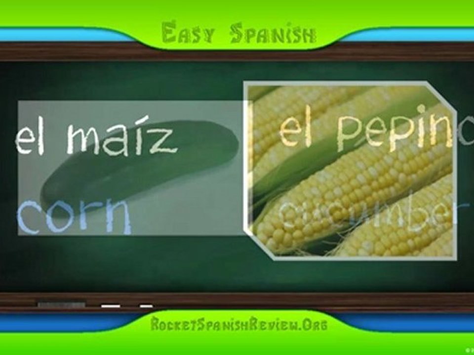 Learn Spanish - Vegetables