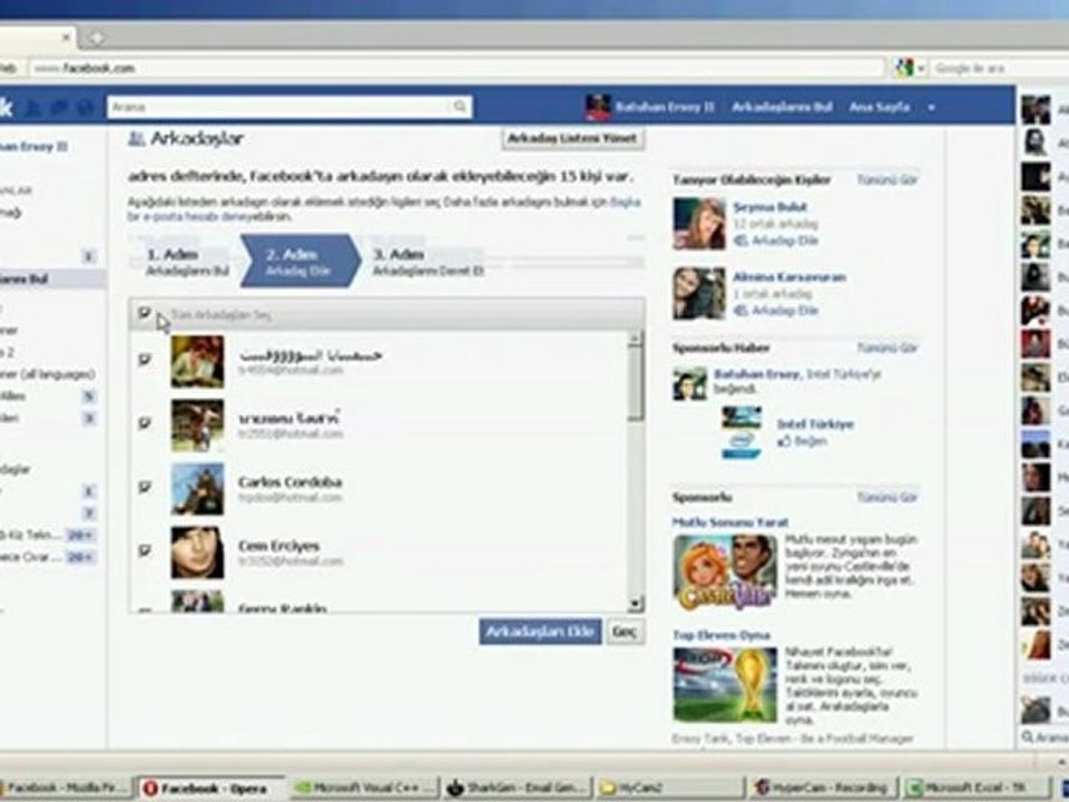 Facebook Arkadaş ''teknoctrl' Listeni Anında Çoğalt...