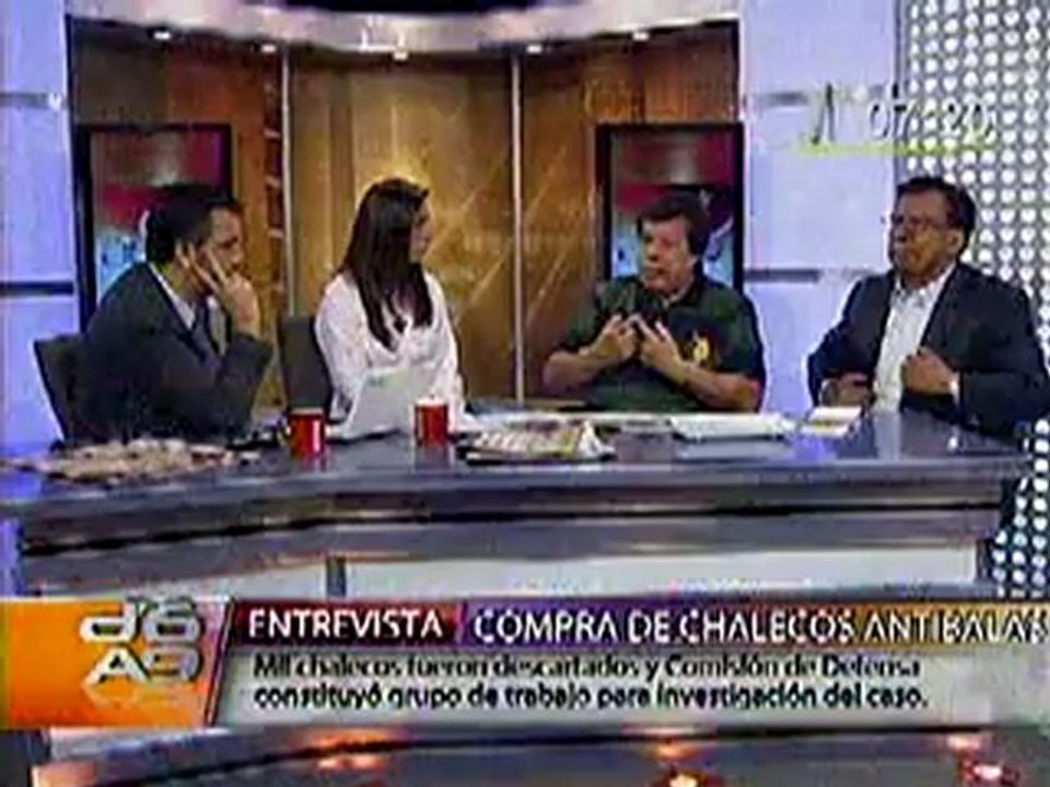 Heriberto Benitez Rivas, comenta sobre los chalecos antibalas en de 6 a 9